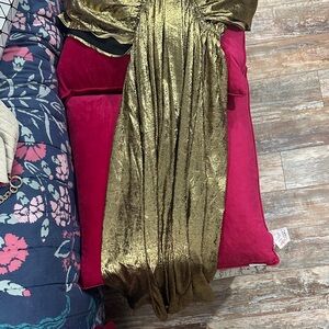 TCEC Gold Maxi Dress